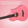 thumbnail image 6 of ADM 38'' Acoustic Cutaway Guitar for Kids Beginner Kit with Free Lessons, Pink, 6 of 6