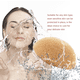 thumbnail image 4 of Esponja para lavarse la cara, almohadillas exfoliantes de belleza, accesorio de limpieza portátil que reduce los poros para el salón del hogar, Pinceles de maquillaje y herramientas Amarillo Seitruly  CE000442-04, 4 of 6