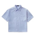 thumbnail image 2 of Qiyinn Men's Hawaiian Shirt Short Sleeve Button Down Shirts Casual Tropical Striped Pattern Summer Beach Vacation Polo Shirts, 2 of 5