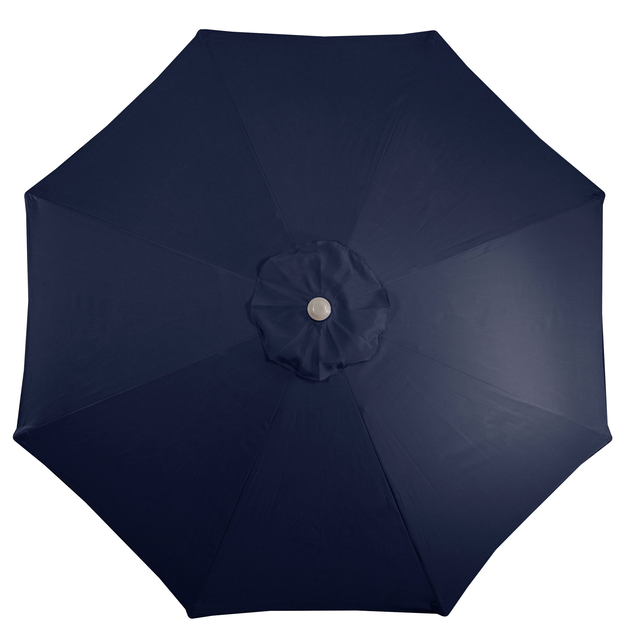 Northlight 9ft Outdoor Patio Market Umbrella with Hand Crank and Tilt, Navy Blue