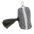 thumbnail image 3 of Poop Bag Dispenser, Easy To Use PU Zipper Poop Bag Holder  For Outdoor For Dogs Premium Gray, 3 of 8
