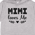 thumbnail image 3 of Inktastic Mimi Loves Me Baby Clothes Girl Toddler Hoodie, 3 of 4