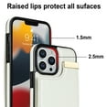 thumbnail image 3 of Decase Back Wallet Cover for iPhone 13 Pro Max,Shockproof Premium PU Leather Wallet Card Slot Money Pocket for Men Women Girls Flip Protective Case,White, 3 of 7