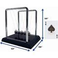 thumbnail image 3 of Newtons Cradle Balance Balls,Pendulum Balls with Black Base,Newtons Cradle Pendu, 3 of 5