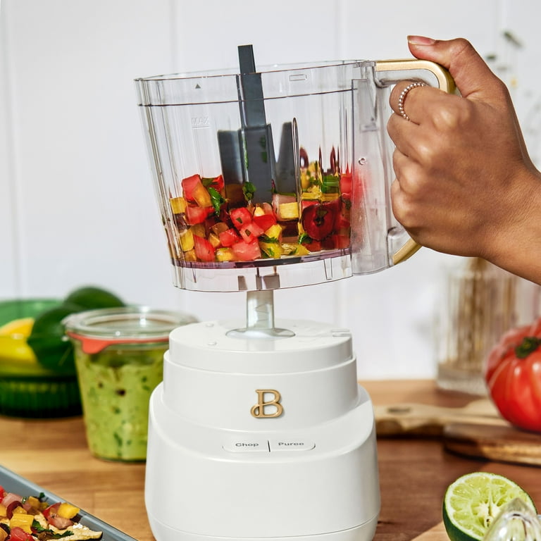 Beautiful by Drew Barrymore 3-Cup Food Chopper, White Icing photo 8