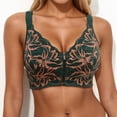 thumbnail image 2 of Brasier Mujer Sujetador Push up sin Aros con Cierre Frontal, Realce, Cobertura Lateral, Espalda Suave, Comodidad para Uso Diario. Grande, 2 of 5