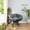 Light Gray, variant on 360° Swivel Indoor Outdoor Rattan Chair with Soft Thick Cushion, Ideal for Living Room, Bedroom, Reading Room, Brown Frame with Beige Cushion 