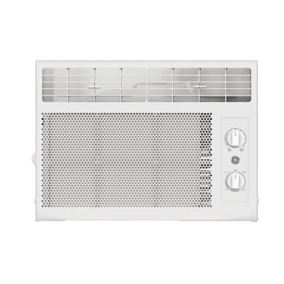 GE® 5,000 BTU, 115V Mechanical Window Air Conditioner, Covers up to 150 sq ft., Black
