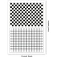 thumbnail image 2 of Tartan Clear Stamps - Transparent Craft Stamps with Checkerboard Lattice Background Patterns for DIY Scrapbooking Card Photo Card Album Crafting Decor diy, 2 of 9