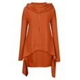 Hoodie for Women Clearance Irregular Hem Sweatshirt Hooded Pocket