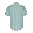 thumbnail image 4 of Mens Linen Shirts Hawaiian Floral Beach Short Sleeve Lapel Button Down Print Workout Tees Shirt Loose Holiday Floral Short Sleeve Shirt T Shirt Summer Shirts Men, 4 of 6