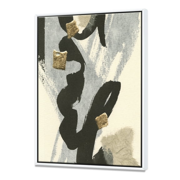 Designart ' Glam Collage II ' Modern & Contemporary Framed Canvas