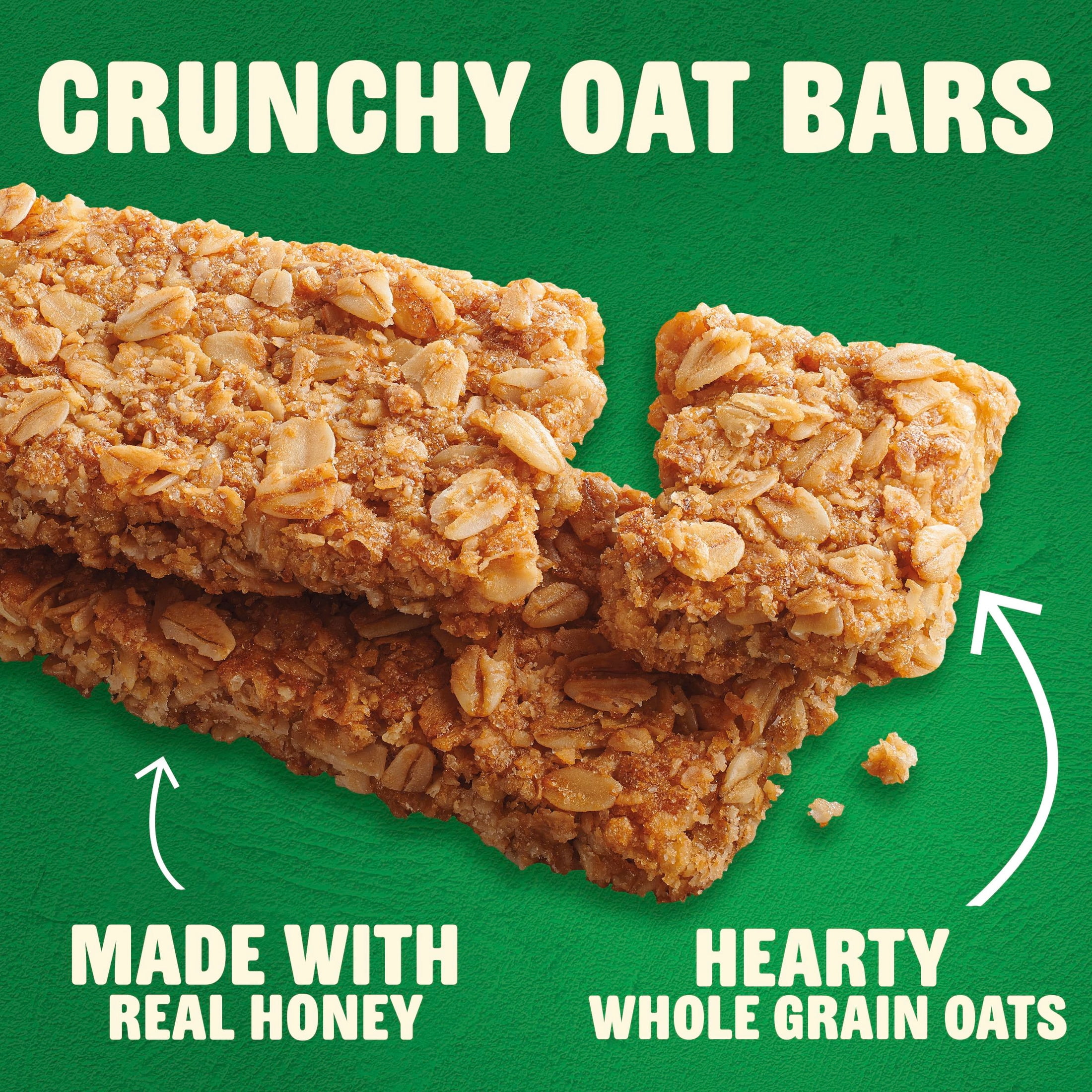 Nature Valley Crunchy Granola Bars, Oats 'n Honey, 12 Count, 8.94 oz (6 Pouches)