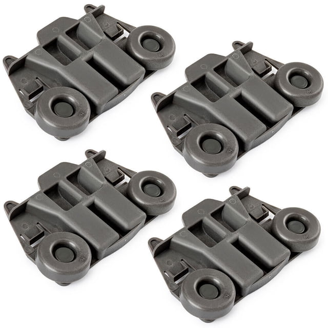 4X Dishwasher Dishrack Wheels Lower Rack For Kenmore KitchenAid Maytag W10195417