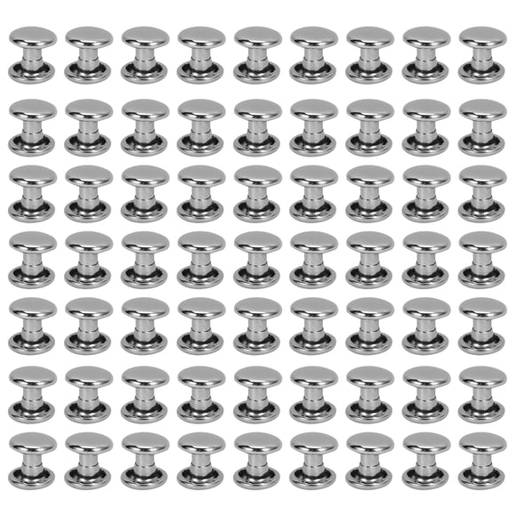 KAKOWELY 100 remaches para álbumes de recortes de fotos, remaches para encuadernación de libros, remaches para manualidades
