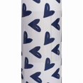 thumbnail image 2 of Pack of 3 - Locker Style Self-Adhesive Re-positional Wallpaper Decal - Blue Hearts Design (11.75" x 60") Fits most lockers, 2 of 4