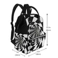 thumbnail image 2 of Pofeuu 3D Vortex Illusion Print Diaper Bag Backpack, Multifunction Travel Pack Maternity Baby Changing Bags, Large Capacity, Waterproof, 2 of 6