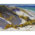 thumbnail image 2 of Gercken, Graham 32x26 Black Ornate Wood Framed with Double Matting Museum Art Print Titled - Beach Dunes, 2 of 4