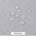 thumbnail image 4 of Mantel de lino ajustable, resistente al agua y a las manchas, 52 x 70 cm, 2 unidades, 4 of 9