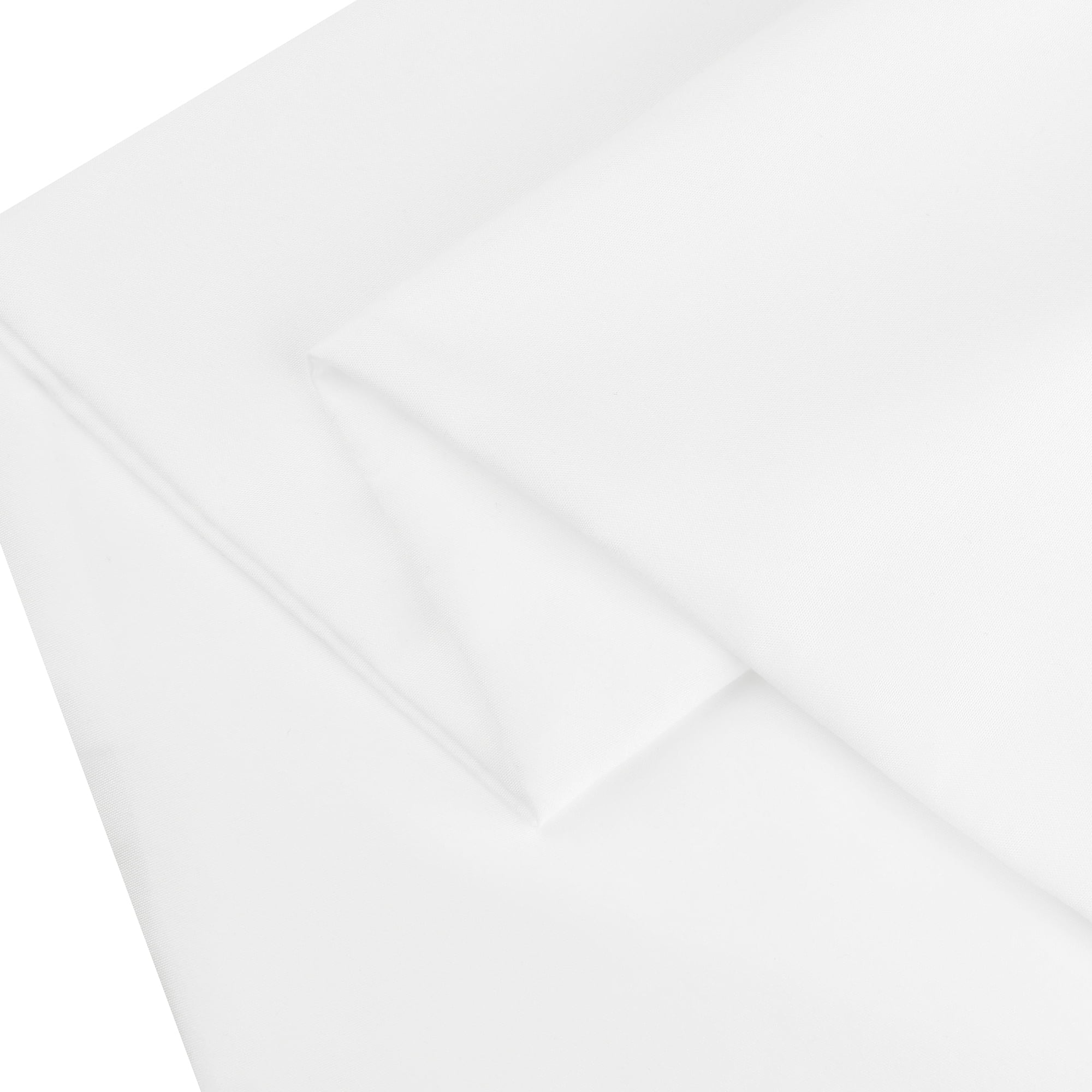 Unique Bargains Solid Color Envelope Closure Pillowcase (2 Count) White Queen