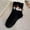 Black, variant on Socks for Women Fun Animal Themed Fuzzy Sock Cute Cozy Warm Fluffy Slipper Sock for Winter Home