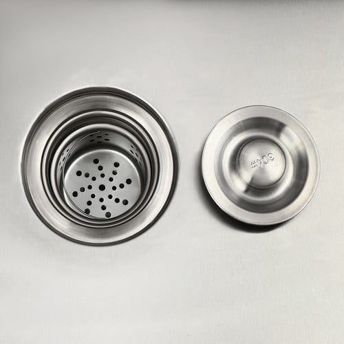 Utility Sink, 35.8" L x 23.2" W x 34.3" D Free Standing Single Bowl Kitchen Sink with Cold and Hot Water Faucet, Commercial Stainless Steel Laundry Tub for Kitchens, Bathrooms, Garage, Laundry Room