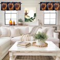 thumbnail image 4 of Kitchen Cafe Valance Curtain for Small Windows,Flaming Basketball Rod Pocket Short Valances,42x12in, 4 of 9