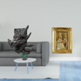 thumbnail image 2 of Figura de mesa,Estantería sujetalibros Estatua Sujetalibros,Sujetalibros decorativos para libros pesados. Decoración para el hogar.,Marco de fotos,Soporte de resina para marco de, 2 of 8
