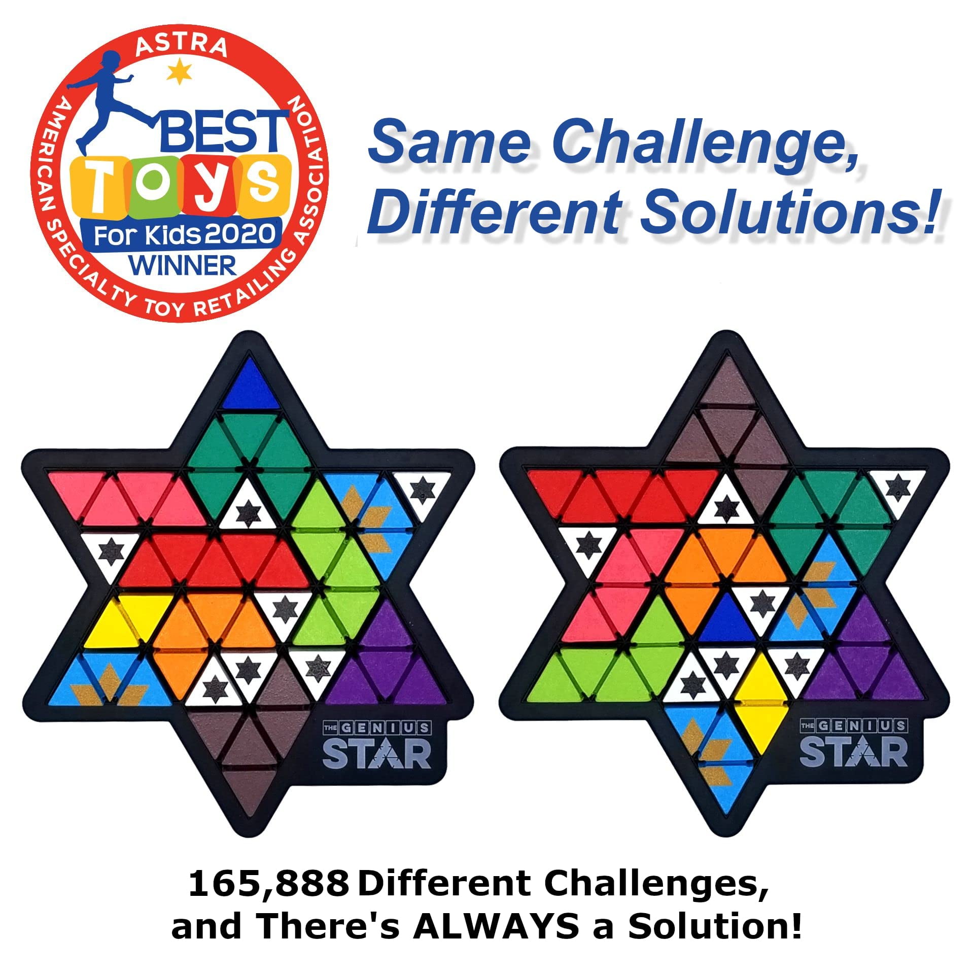The Genius Star - A Toy of The Year Award-Winning Family Board Game for Two Players