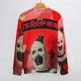 thumbnail image 3 of Terrifier Unisex Sweater Long Sleeve Fall Casual Crewneck Tops Pullover Active Streetwear Fashion Sweatshirt XL, 3 of 6