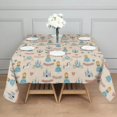 thumbnail image 3 of Beige Princess Unicorn Pattern Square Tablecloth,Waterproof Square Table Cover,Wipeable Spillproof Washable Table Cover for Home Kitchen Party Decor 60"x60"(152x152cm), 3 of 6