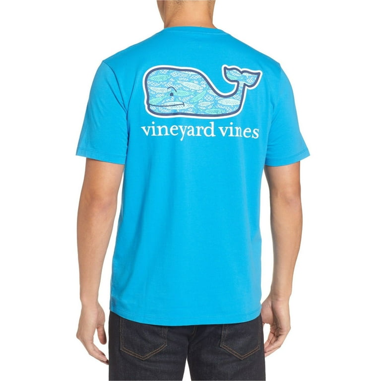 Vineyard Vines Men's Short Sleeve Fish Scales Graphic Whale Packet