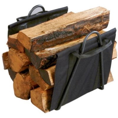 Bac à Bûches avec Support en Acier -15216