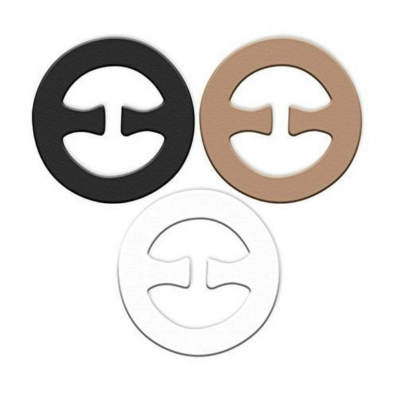 Bra Strap Clips-Conceal Straps-Cleavage Control (3 Pack - One Size)