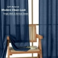 thumbnail image 3 of sasyxdc Rideaux Vert Sauge 72 Pouces de Long pour Chambre Salon Filtrant la Lumière Lin Doux Texturé Semi-Transparent Style Rustique Rideau de Porte Moderne Poche de Tringle 2 Panneaux 42x, 3 of 8