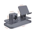 thumbnail image 4 of Inteprter Soporte de carga para teléfono móvil, reloj inteligente, estuche de almacenamiento para auriculares, estación de carga Teléfono y Comunicación, 4 of 6