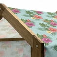 thumbnail image 5 of Hawaii Pet House, Blossoming Hibiscus Flower with Fern Foliage Grunge Effect Retro Nature Pattern, Outdoor & Indoor Portable Dog Kennel with Pillow and Cover, 5 Sizes, Multicolor, by Ambesonne, 5 of 5