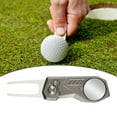 thumbnail image 2 of Outil de Réparation de Terrain de Golf Portable Marque de Terrain Réparation Fourche Équipement Fourche de Terrain de Golf Gris, 2 of 9