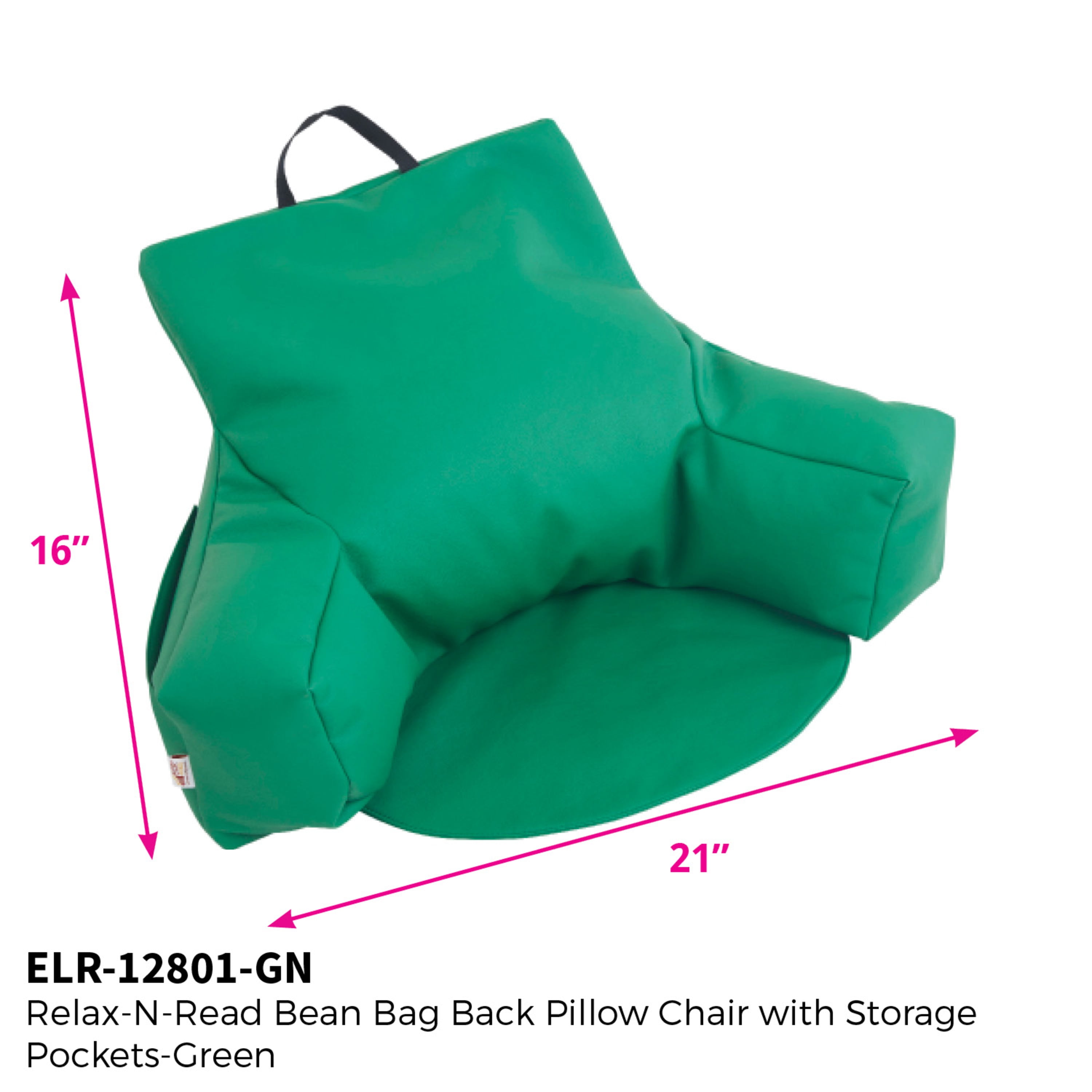 ECR4Kids SoftZone Toddler Bean Bag Soft Seat Chocolate and Sand 