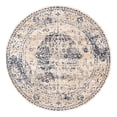 thumbnail image 3 of Unique Loom Chateau Collection Area Rug - Hoover (4' 1" Round Dark Blue/Beige), 3 of 7