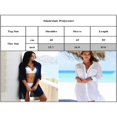thumbnail image 2 of Hauts à Col en V pour Femmes, Bikini de Plage, Robe Kaftan, Blouse, Chemise Longue, 2 of 3