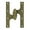 Antique Brass, variant on Deltana OK6040B3-L 6" X 4" Solid Brass Left Hand Olive Knuckle Hinge - Brass