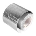 thumbnail image 2 of Cinta aislante térmica de papel de aluminio para automóviles, ideal para el compartimento del motor. Plata 10mx5cm, 2 of 8