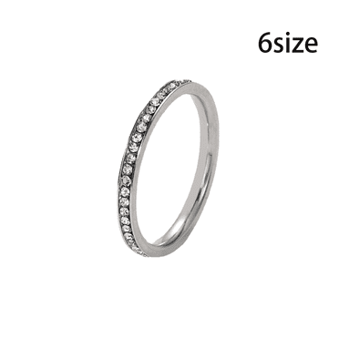 DESIGNICE Rings for Women Designed Vintage Rings Dazzling Moissanite Size 6