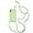 Light Green, variant on Silicone Case Compatible with iPhone 12 Mini, Adjustable Crossbody Necklace, Lanyard Neck Strap Protective Case Cover (Black, iPhone 12 Mini)