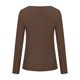 thumbnail image 5 of ICHUANYI Clearance Women's Casual Solid Color Buttons Long Sleeve V-Neck Loose Shirt Blouse Top(Coffee, XL) ICHUANYI WER2023081111469, 5 of 8