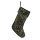 thumbnail image 1 of Nvzi 5 piezas de medias de terciopelo con detalles plateados, media navideña de 20", media plateada, media brillante para la familia, decoraciones navideñas, regalos navideños para la familia, verde, 1 of 4