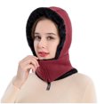 thumbnail image 2 of Herrnalise Adult Windproof Hat Cycling Skiing Knit Hat Scarf Mask Sets Warm Knitted Cap, 2 of 6