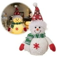 thumbnail image 2 of GQDIN 9 Inch Lighted Christmas Table Decorations, LED Lighting Snowman Tabletop Figurine, Winter Xmas Decor for Home Indoor Kitchen Room Holiday Party, 2 of 6