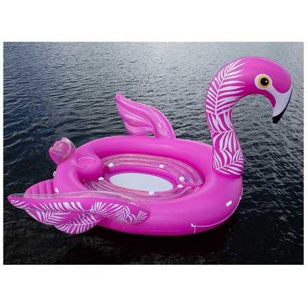 Sun Pleasure 6-Person Inflatable Party Island 9' Fanciful Flamingo